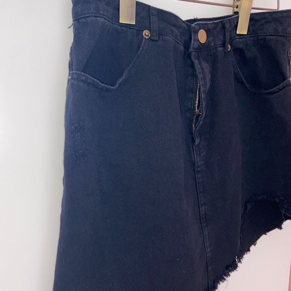 Denim Skirt | Black - Picture 4 of 7